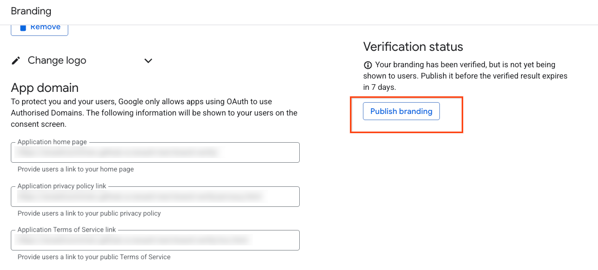 Publish verification