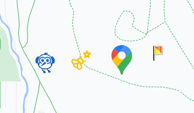 Uno screenshot che mostra i marcatori SVG personalizzati.